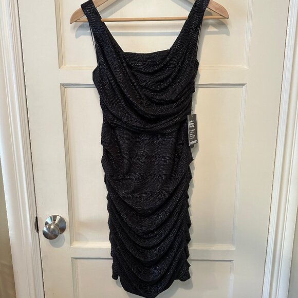NWT - Express Black Bodycon Mini Dress, Size 4 - Picture 1 of 9